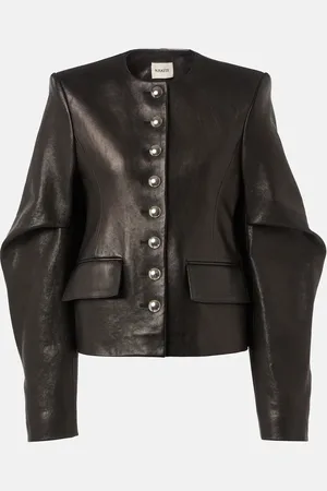 Khaite Veste Darlman en cuir
