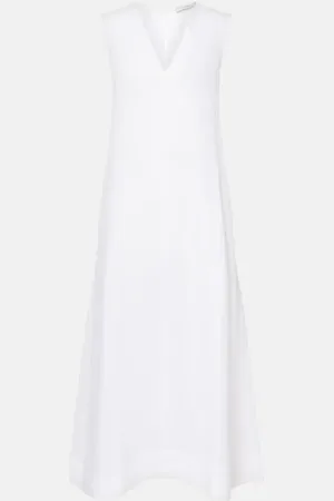 ASCENO Robe midi Nisha en lin