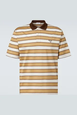 Prada Polo rayé en coton