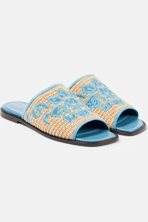 Etro Mules espadrilles en cuir