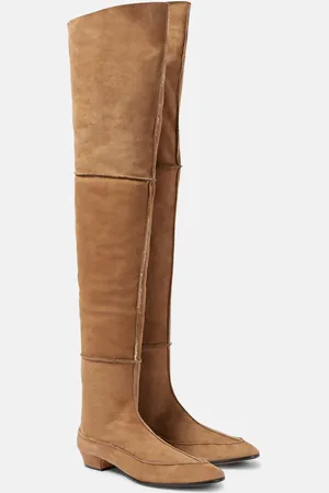 The Row Bottes Awar en daim