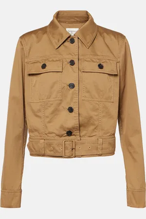 Saint Laurent Veste raccourcie en coton