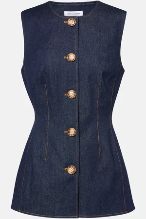 VERONICA BEARD Gilet Jessup en coton mélangé