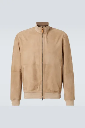 CANALI Veste bomber en cuir