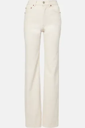 Saint Laurent Jean flare à taille haute