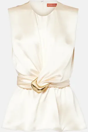 Altuzarra Top Tizzy en soie