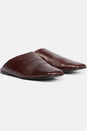 Loro Piana Mules Alba en cuir