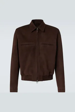 Loro Piana Veste bomber Kane en daim