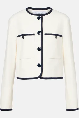 VERONICA BEARD Veste Beale en coton mélangé