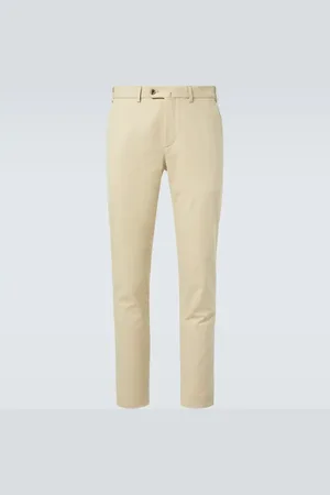 Loro Piana Pantalon chino Pantaflat en coton mélangé