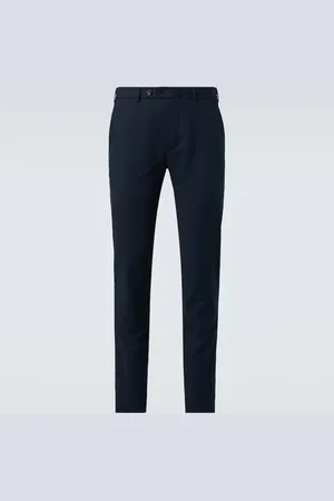 Loro Piana Pantalon chino Pantaflat en coton mélangé