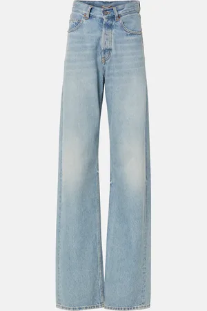 Saint Laurent Jean ample à taille haute
