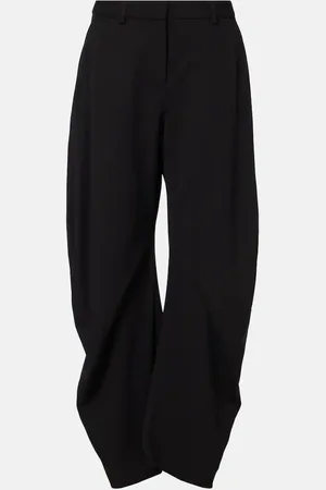 Acne Studios Pantalon ample à taille mi-haute