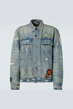 AMIRI Veste Vintage Pegasus en jean effilé