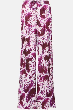DRIES VAN NOTEN Pantalon droit en crêpe