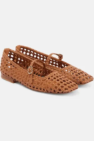 Souliers Martinez Ballerines Paris en cuir tissé