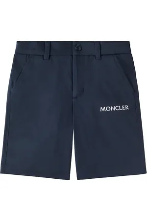 Moncler Short en coton mélangé à logo