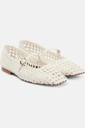 Souliers Martinez Ballerines Paris en cuir tissé