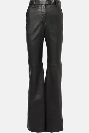 Joseph Pantalon évasé Tafira en cuir