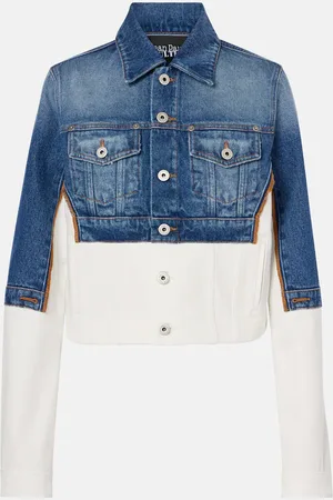 Jean Paul Gaultier Veste en jean Petit Grand à empiècements