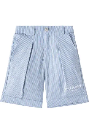Balmain Bermuda en coton mélangé à logo