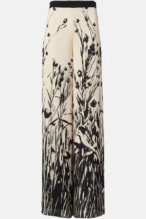 Loro Piana Pantalon ample Kristofer imprimé en soie