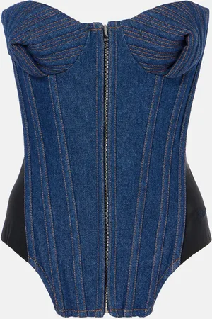 Jean Paul Gaultier Corset en jean