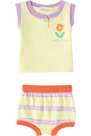 Bobo Choses Bébé – Set top et short Flower en coton