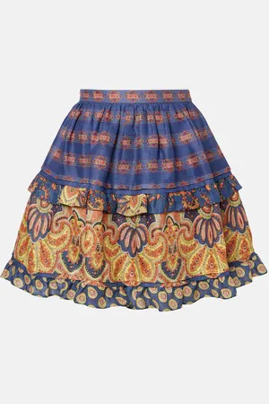 VALENTINO Mini-jupe Voyage Imaginaire en lin