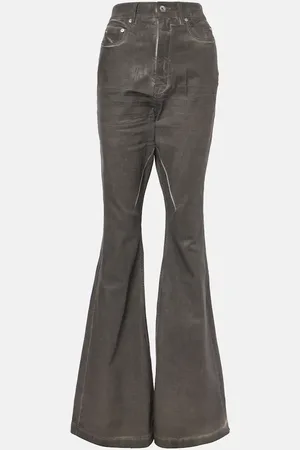 Rick Owens Jean bootcut Bolan à taille haute