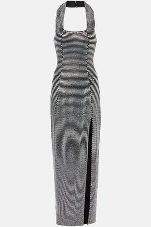 AREA Robe longue à ornements