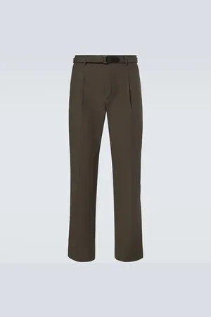 BRIONI Pantalon droit Madeira en coton, soie et cachemire