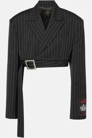 Jean Paul Gaultier Blazer raccourci en laine