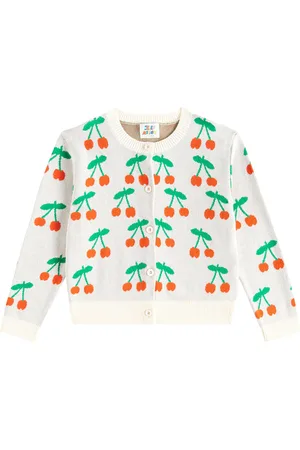 Jelly Mallow Cardigan Cherry en coton