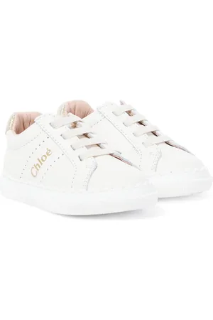 Chloé Chloé Kids Bébé – Baskets en cuir à logo