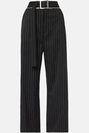 Jean Paul Gaultier Pantalon ample en laine vierge