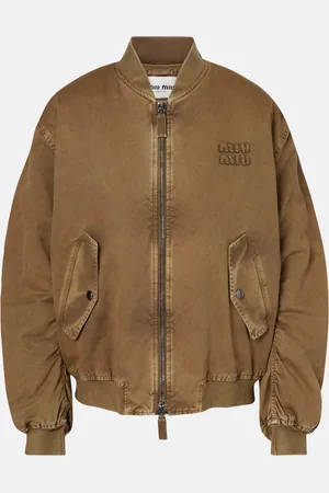 Miu Miu Veste bomber en coton