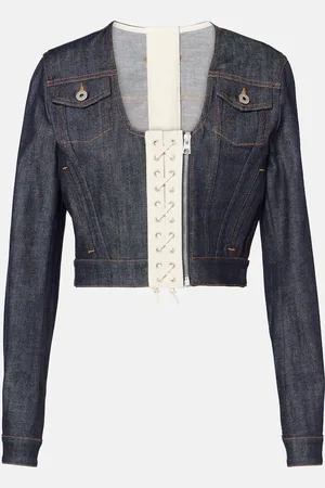 Jean Paul Gaultier Veste raccourcie en jean