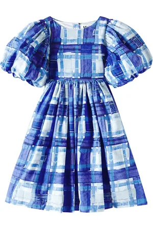 Molo Robe Calyita en coton à carreaux