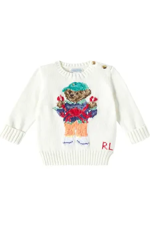 Ralph Lauren Bébé – Pull Polo Bear en coton