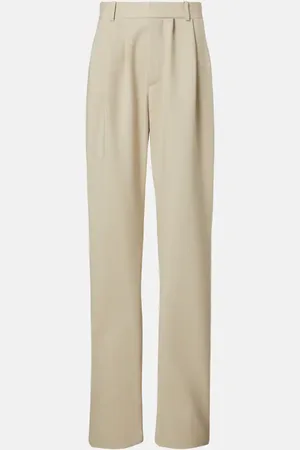 Saint Laurent Pantalon ample en laine