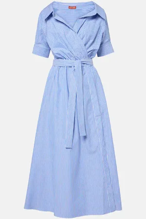 Altuzarra Robe midi Lydia rayée en coton