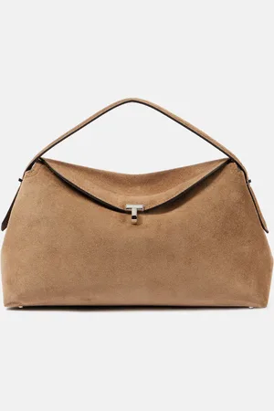 Totême Sac T-Lock en daim