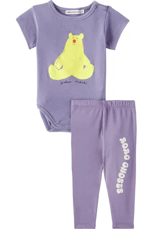 Bobo Choses Bébé – Set body et legging Hug Me Bear en coton mélangé