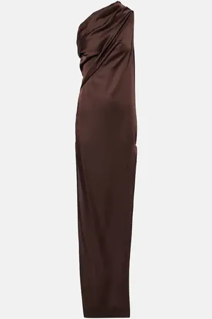 Rick Owens Robe longue Athena asymétrique