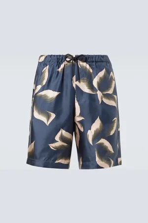 DRIES VAN NOTEN Short imprimé en soie