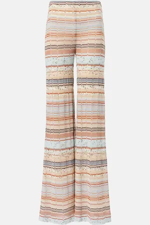 Missoni Pantalon ample Wave en coton mélangé