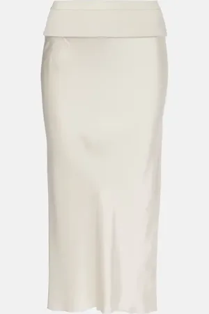 Rick Owens Jupe midi en satin
