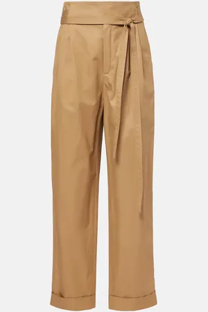 Saint Laurent Pantalon droit en coton