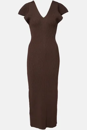 Altuzarra Robe longue Trey en maille côtelée